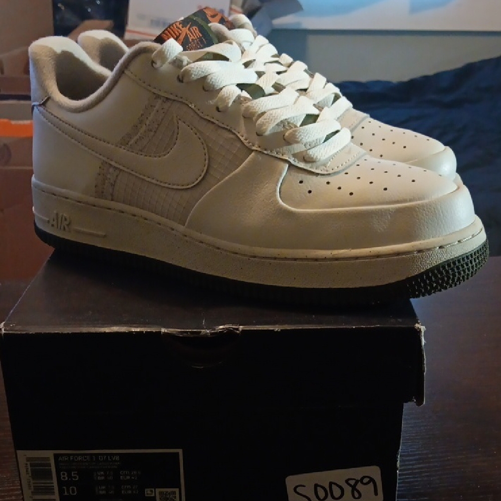 Nike Air Force 1 '07 LV8 "Winterized - Phantom" M8.5/W10 EUC W/OG BOX - Picture 2 of 9